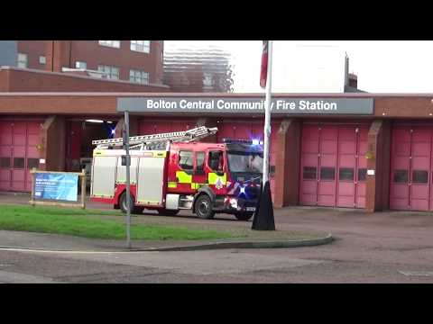 Greater Manchester Fire & Rescue Service - Bolton Central Turnout