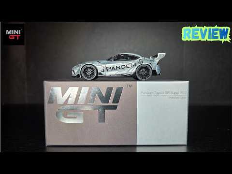 Feature Image thumbnail for the video blog Mini GT - Dealer Gift Pandem Toyota GR Supra Polished Silver - REVIEW by booster_diecast