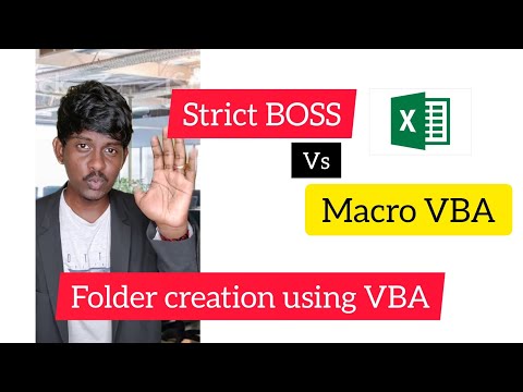 Boss vs VBA | Mr CA Excel Hacks | Episode 01| Folder creation using VBA
