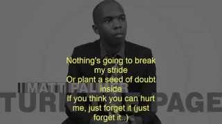 Matt Palmer  - Turn the page Lyrics