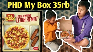 PHD My Box 35rb || Unboxing Pizza Hut Delivery