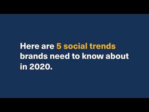 2020 Media Social Trends by Hootsuite