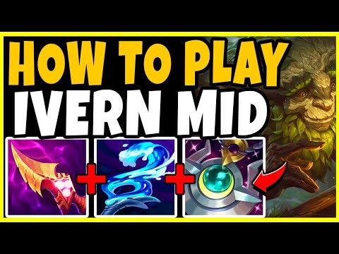 HOW TO PLAY IVERN MID IN SEASON 11! LITERALLY BROKEN *MUST PLAY* - League of Legends