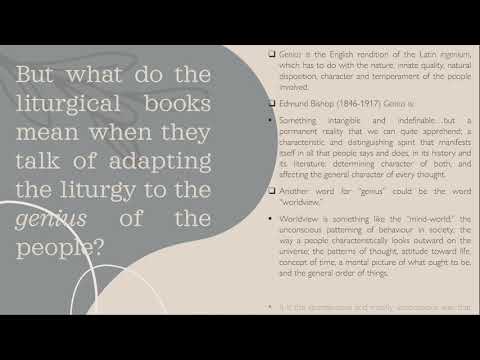 Lex Orandi, Lex Vivendi: Liturgical Foundations of a Catholic Culture in Africa - Fr. Victor Jamahh
