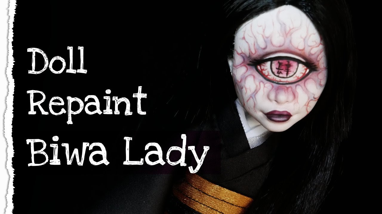 Doll repaint: The Mysterious Biwa Demon Nakime/ Kimetsu no Yaiba