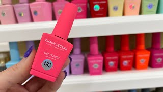 Chaun Legend UV Gel Nail Polish - Neon Pink Highly Pigmented Color!