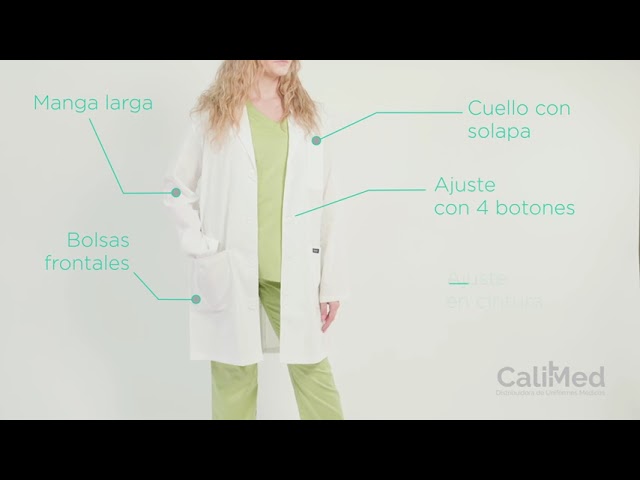 Vídeo relacionado con JXCTNNU Bata de Laboratorio Blanca Hombre Mujer Bata Blanca Manga Larga Uniformes con Bolsillos y Botones (L(170-175CM))