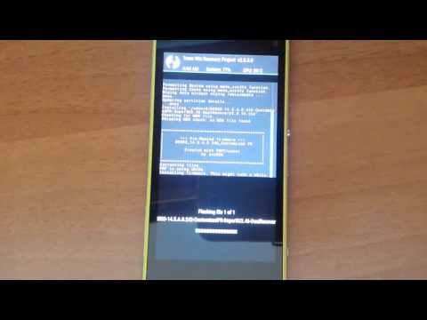 Sony Xperia Z1 Compact - Installing Pre-rooted Android 5.0.2 Lollipop by TWRP