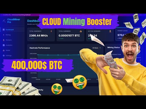 Best Free Bitcoin Cloud Mining Booster | Withdraw Proof | Miner Software Pc 2025 (No GPU Needed)