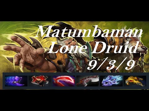 MATUMBAMAN Lone Druid - how to control bear fighting at front line but hide a far away  - Dota2