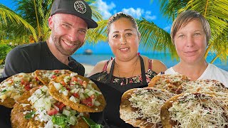 Belizean Street Food in Placencia, Belize!! 🇧🇿