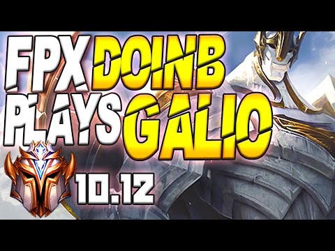 FPX Doinb Plays Galio Mid Lane vs Irelia Mid Lane - 10.12