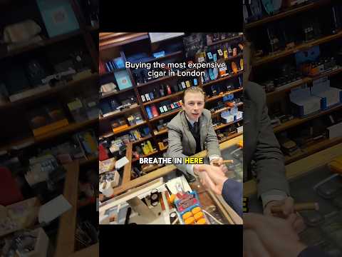 Buying the most expensive cigar in London #socialexperiment #social #cigar #expensive #buying
