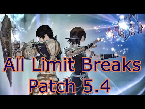 ALL LIMIT BREAKS! Final Fantasy XIV Online (Patch 5.4)