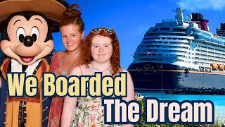 First Day on the Disney Dream 🚢 | Embarkation Day + Ship Tour | Disney Cruise Line