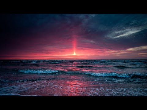 Красивый закат на море I Шум моря I Релаксация