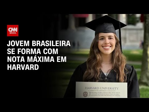 Brasileira formada com nota máxima em Harvard fala à CNN | LIVE CNN
