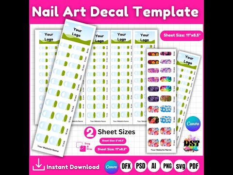 Blank Fingernail Template