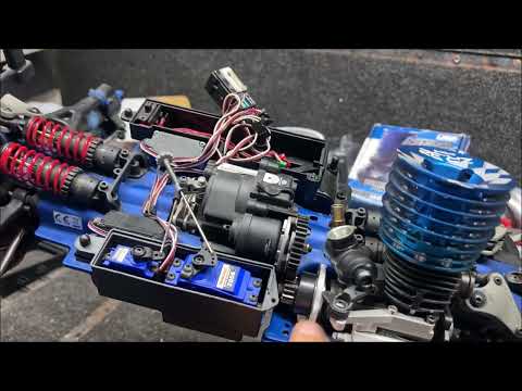 Traxxas REVO / SLAYER  BIG BLOCK engine install LRP how to