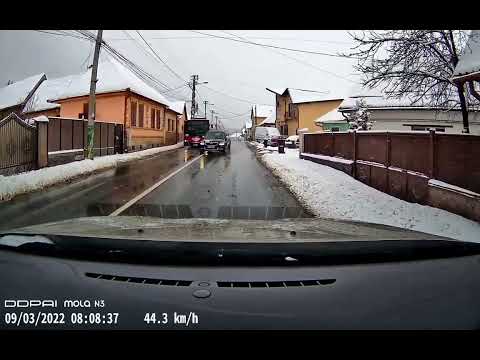 Depasire riscanta Sacele jud Brasov