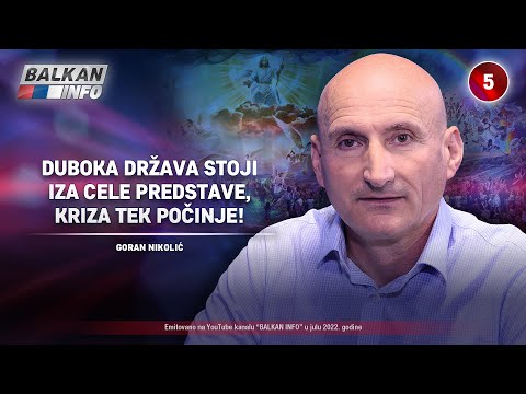INTERVJU: Goran Nikolić - Duboka država stoji iza cele predstave, kriza tek počinje! (9.7.2022)