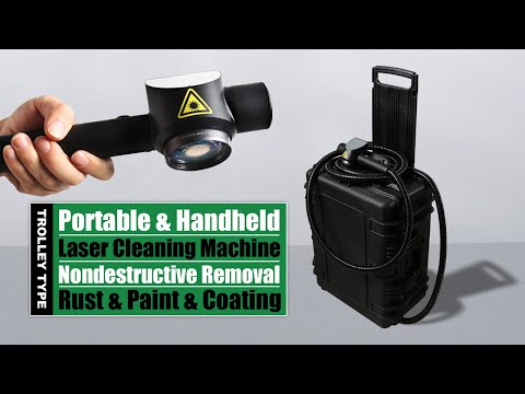 Top Rated 100W Portable Pulsed Laser Rust Cleaning Machine