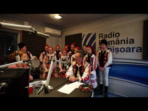 Ansamblul Martisorul - Colinde in direct la Radio Timisoara