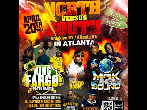 King Fargo Vs Mak 10 Sound | North Vs South Sound Clash | Atlanta | 20 April 2024 #soundclash