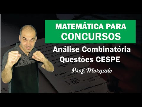 Análise Combinatória - Questões resolvidas CESPE
