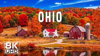 Ohio Autumn 8K HDR – Stunning Fall Colors, Forests & Scenic Landscapes | Relaxing Piano Music
