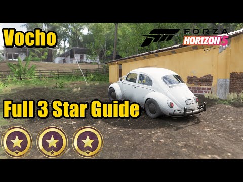 Forza Horizon 5 | Full "Vocho" Story Walkthrough | 3 Star Guide with Timestamps