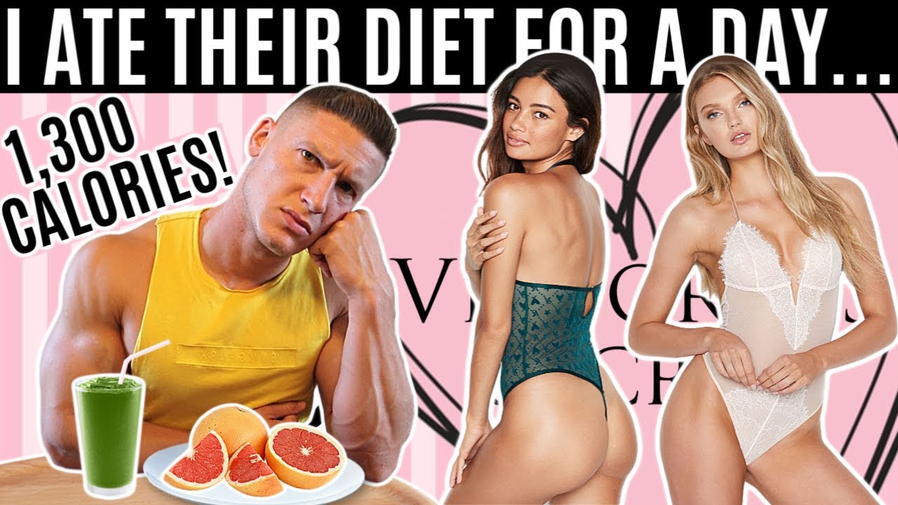 Bodybuilder tries the Victoria's Secret model DIET & WORKOUT for a day... thumnail