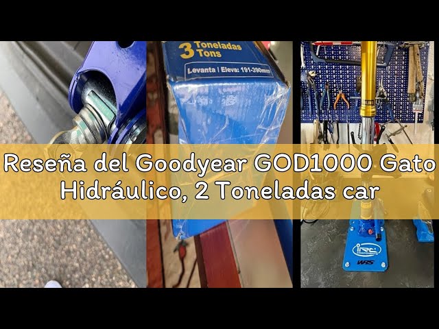 Vídeo relacionado con Goodyear GOD1000 Gato Hidráulico, 2 Toneladas Carretilla