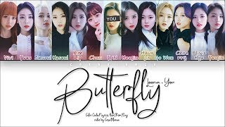 LOOΠΔ 「Butterfly」 [13 Members ver.] (Color Coded Lyrics Han|Rom|Eng)