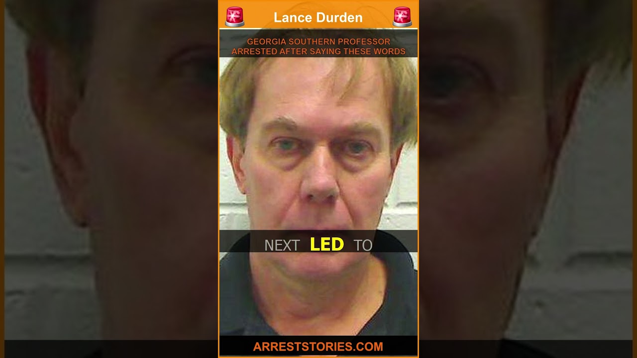 GEORGIA SOUTHERN PROFESSOR ARRESTED AFTER SAYING THESE WORDS