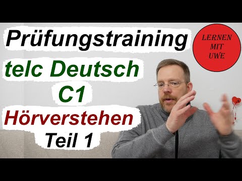 telc Deutsch C1 – Prüfung / 05 / Erklärung und Tipps zum Hörverstehen Teil 1