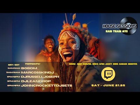 John Crockett LIVE - House Sessions by Marcos Skin Deep|Soulful|Afro|Tech  4PM - 6PM EST