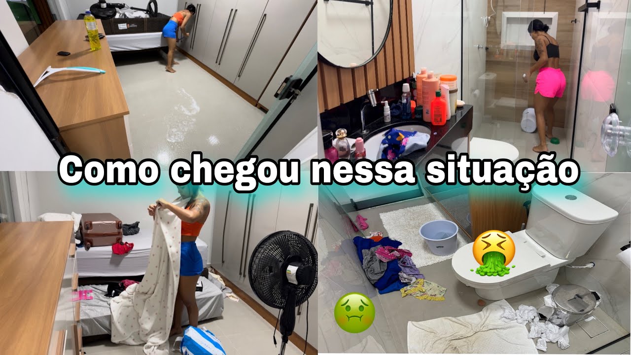 NÃO ACREDITO QUE DEIXEI MINHA CASA CHEGAR A ESSE PONTO 🤮