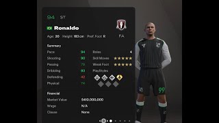 FC25 - How to add icons into existing career by Live Editor 25.3.3