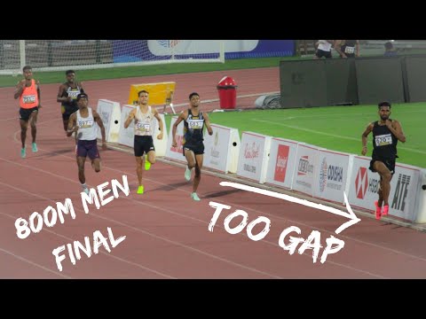 800m Men Final Krishna Olla for Gold at 62nd National Inter State Senior Athletics Championship 2023