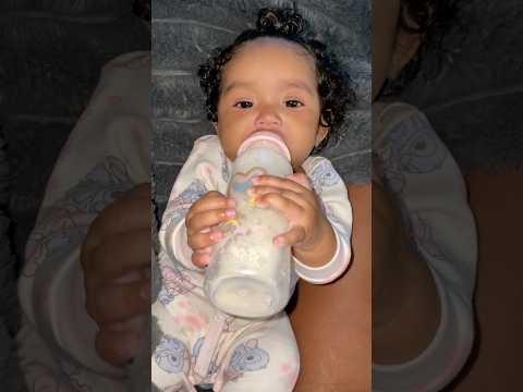 Babies after a nice warm bath and bottle 🫶🏽🍼🥹😴 #Babies #ZaKiah #NightNight