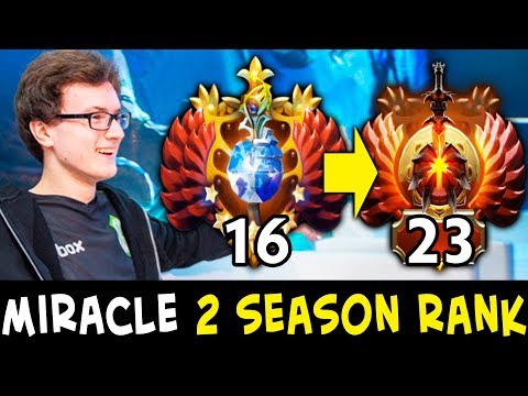 Miracle finished 2 SEASON calibration — 100% accurate Dota matchmaking