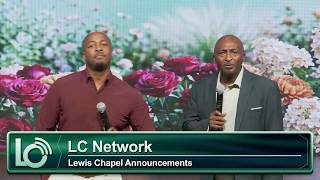 Lewis Chapel Weekly Announcements (10-18-26)
