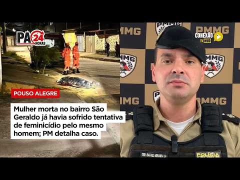 Vídeo: Mulher morta no bairro São Geraldo já havia sofrido tentativa de feminicídio pelo mesmo homem; PM detalha caso.