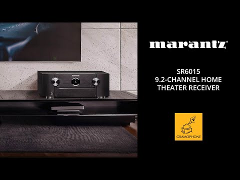 Marantz sr6015 9.2ch 8k av  receiver with 3d sound and heos ...
