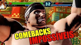 TOP 7 - VIRADAS IMPOSSÍVEIS NO THE KING OF FIGHTERS | KOF da Depressão