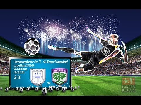 * 13.Spieltag / Landesklasse - (2018/19) / Hartmannsdorfer SV Empor - SG Empor Possendorf 2:3