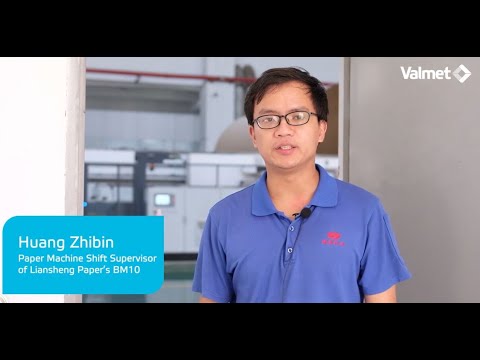 Customer's voice: OptiReel Linear in action at Liansheng Paper's BM10