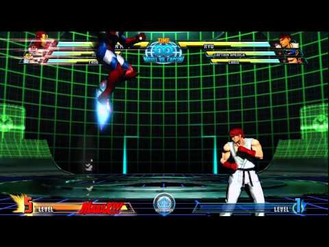 MVC3: Captain America, Iron Man, Chris, Ryu, Thor, Dante Alternate Costumes