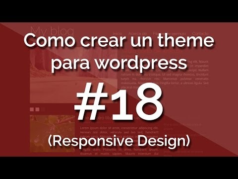 Curso Como crear un theme para wordpress con Responsive Design 1 Introducción